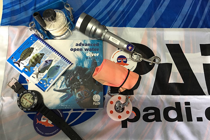 Cursos de educación continua Diver de aguas abiertas avanzadas (5 inmersiones)