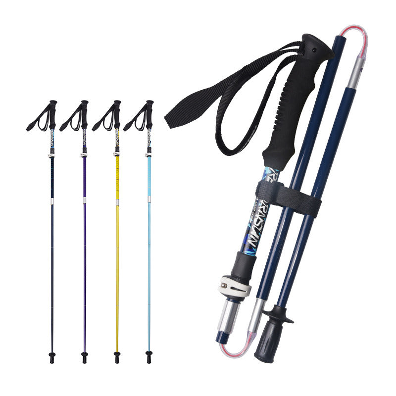Bastones de trekking de fibra de carbono