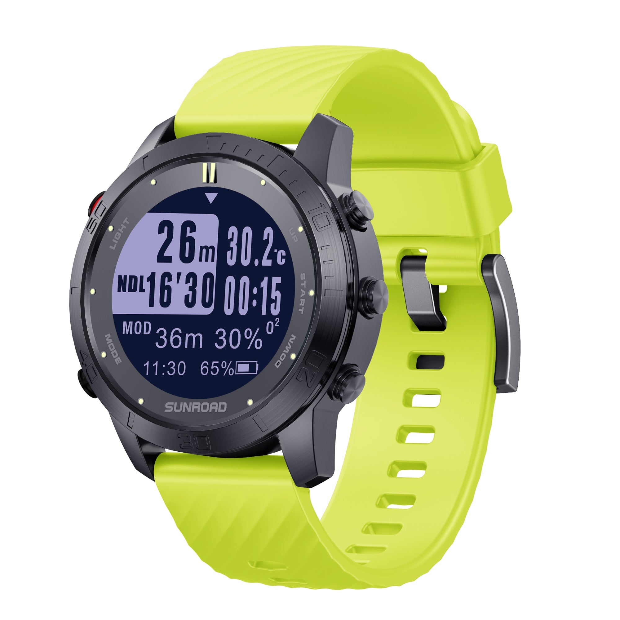 Ordenador de buceo destacado