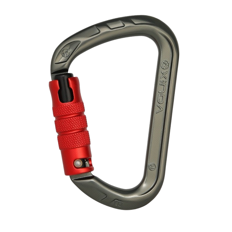 Mosquetón asimétrico de gran capacidad