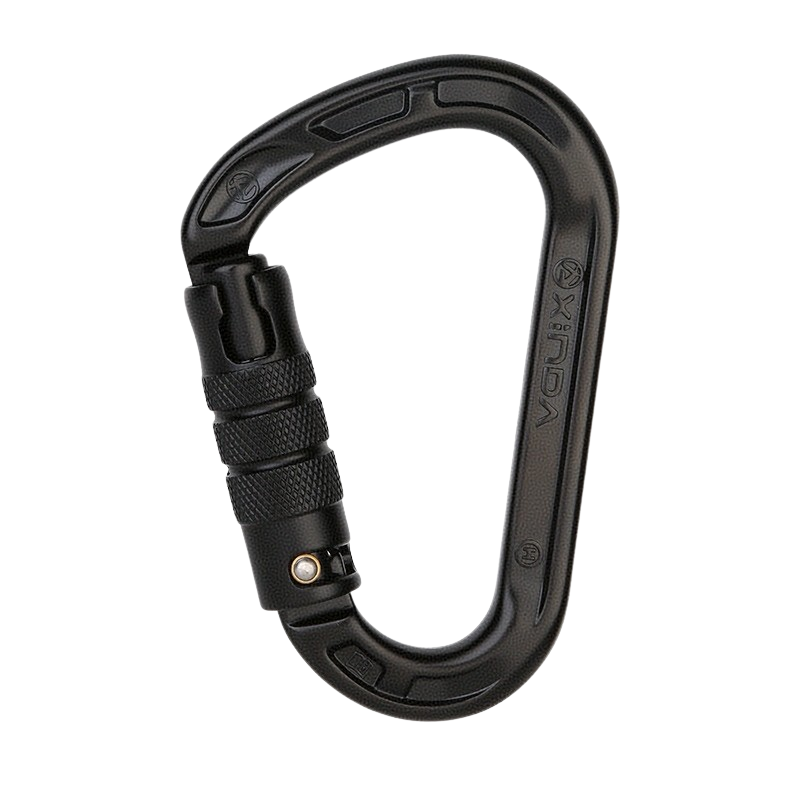 Mosquetón en forma de pera