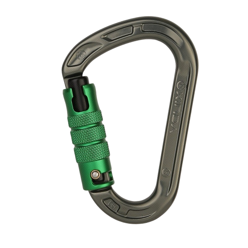 Mosquetón en forma de pera