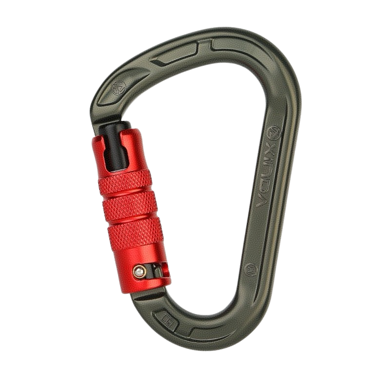 Mosquetón en forma de pera