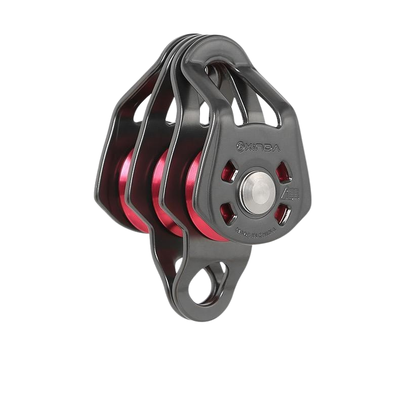 Polea de triple fijación