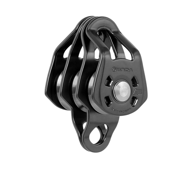 Polea de triple fijación