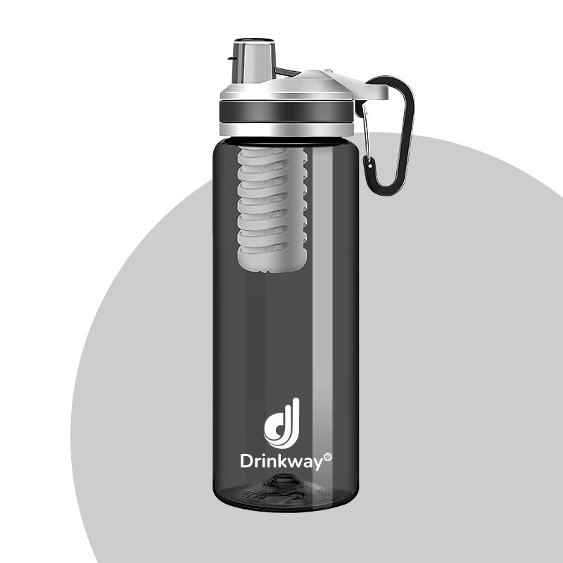 Botella con filtro de agua