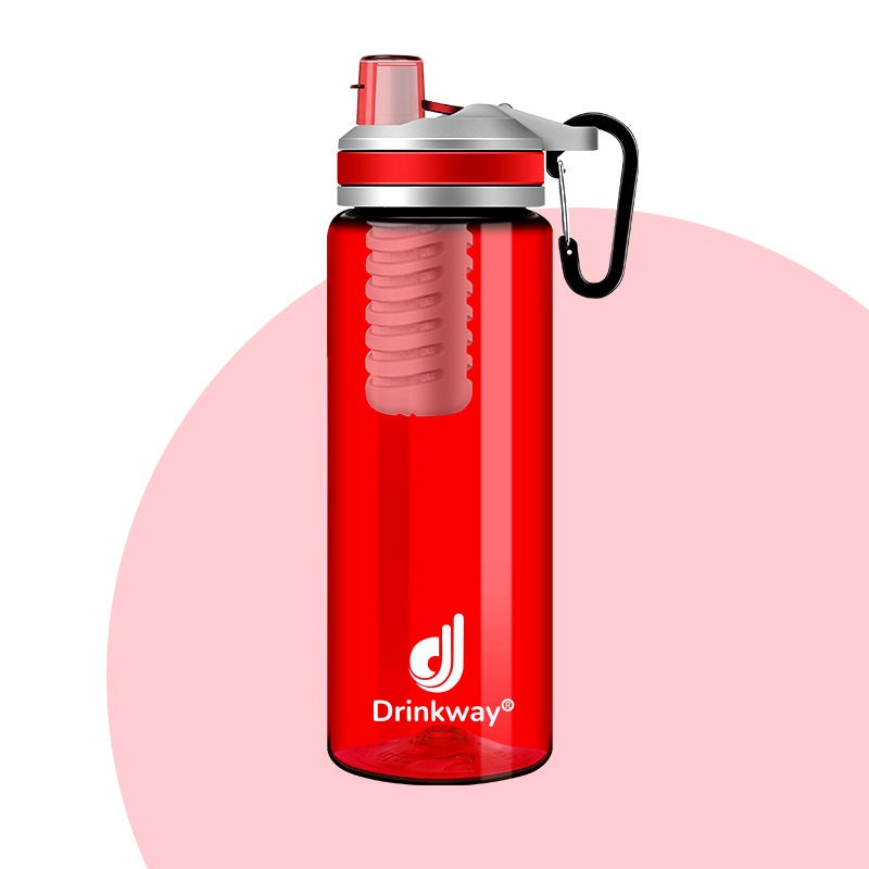 Botella con filtro de agua