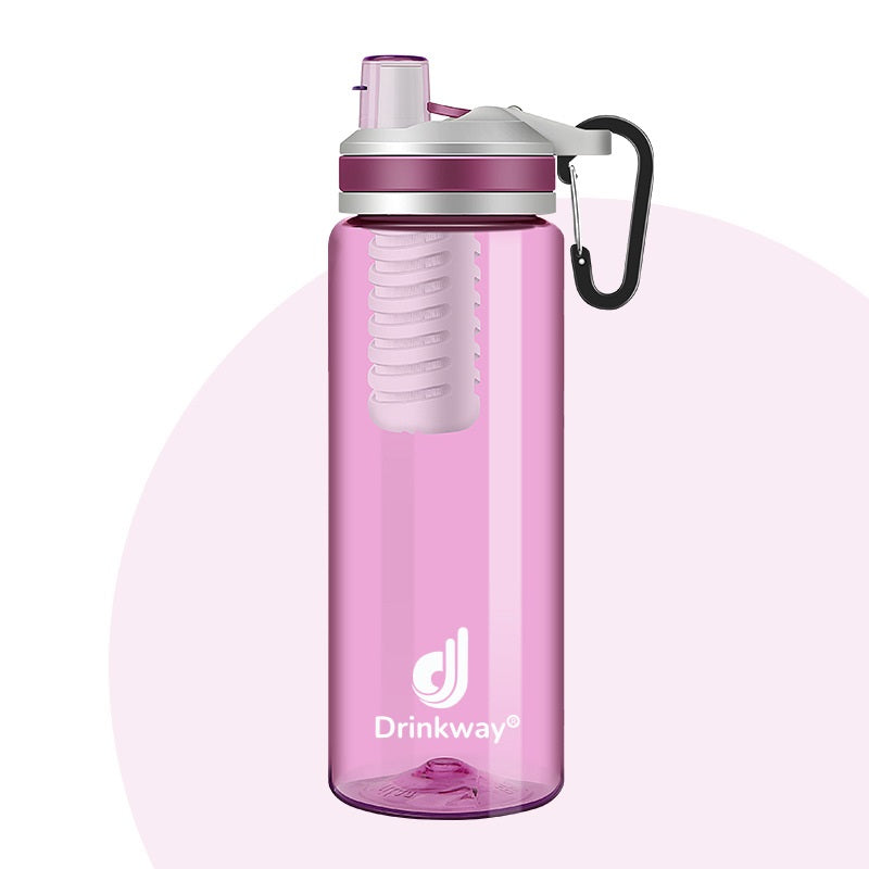 Botella con filtro de agua