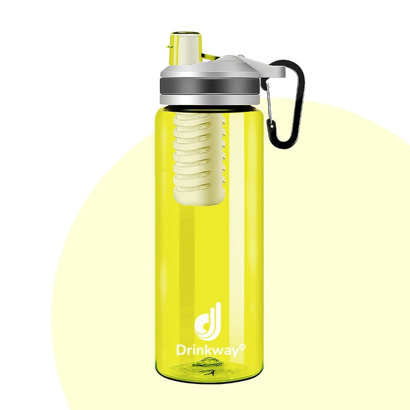 Botella con filtro de agua