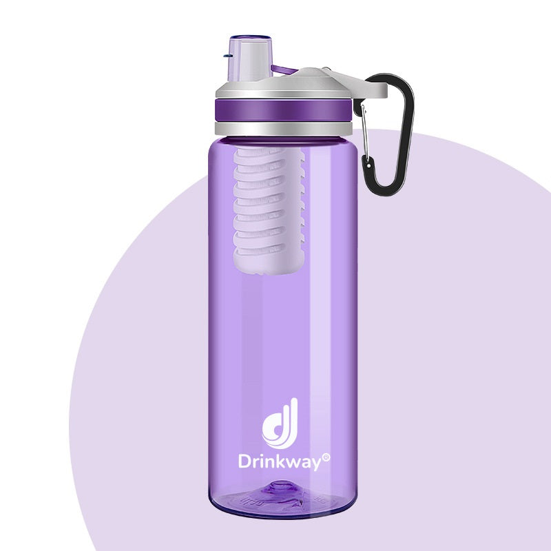 Botella con filtro de agua